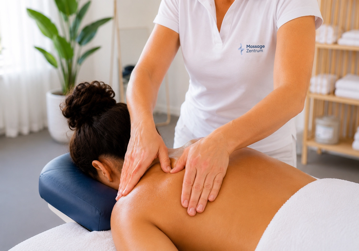 Gezielte Schulterbehandlung im Massage Zentrum Suhr
